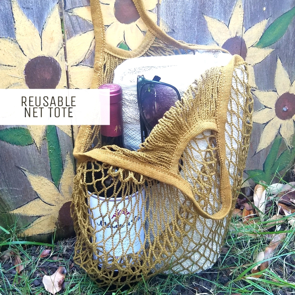 Reusable Net Tote - Picture 1 of 2